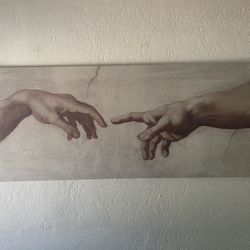 Canvas Like 4 Ft By 2ft Touch Of God