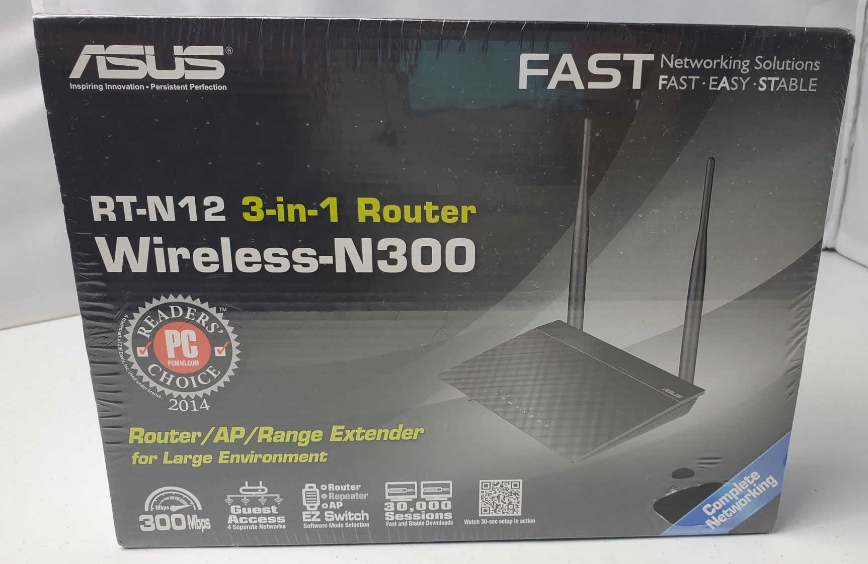 New factory sealed Asus RT-N12/D1 Wireless-N300 Router