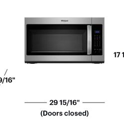 Whirlpool - Over-the-Range Microwave - Stainless Steel