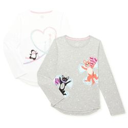 Girls Long Sleeve Top Size Large 