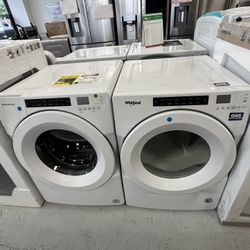 Whirlpool Set Washer Dryer Brand New Open Box 