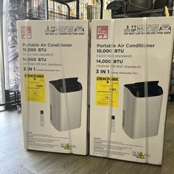 14,000 BTU Portable Air Conditioners, 3-in-1 Portable AC Unit with Remote Control, for 550-700 Sq.Ft, Cool/Dehumidifier/Fan Mode