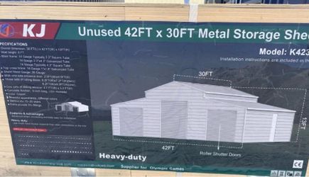 New Galvanized Metal Garages, Sheds & Carports