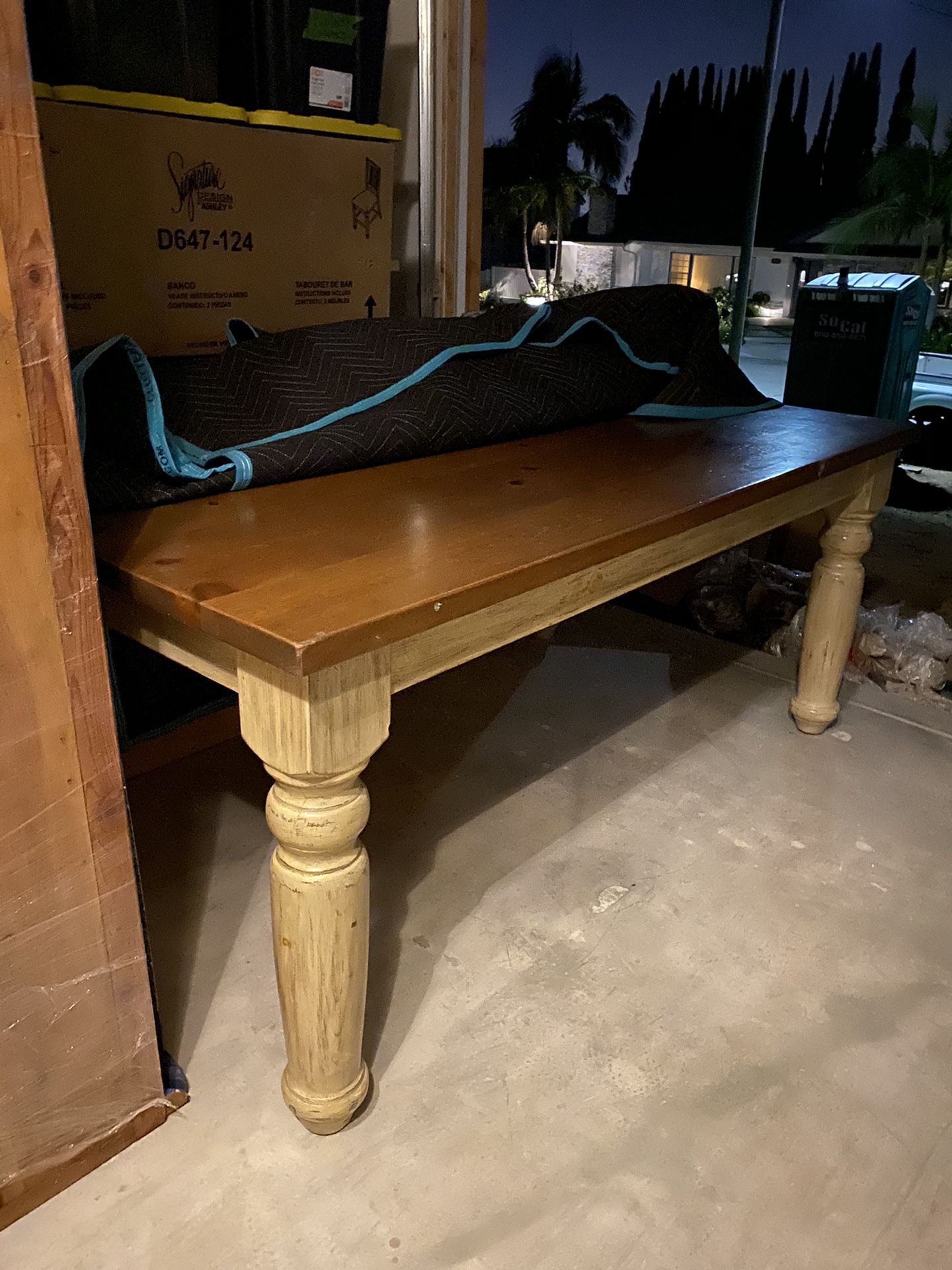 Large Farmhouse kitchen table