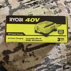 New Ryobi 40v Rapid Charger 
