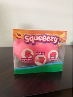Squeeezy Pink Gel Squeeze Ball Stress Reliever
