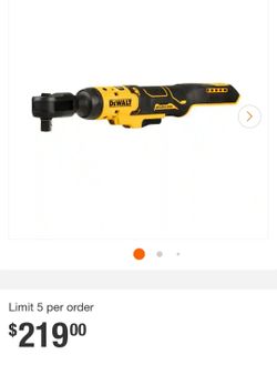 Dewalt ATOMIC 20V MAX Cordless 1/2 in. Ratchet (Tool Only) Brand New