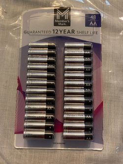 AA Alkaline Batteries 48 count