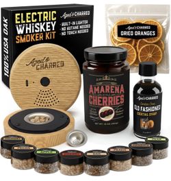 Aged & Charred Electric Whiskey Smoker Kit
