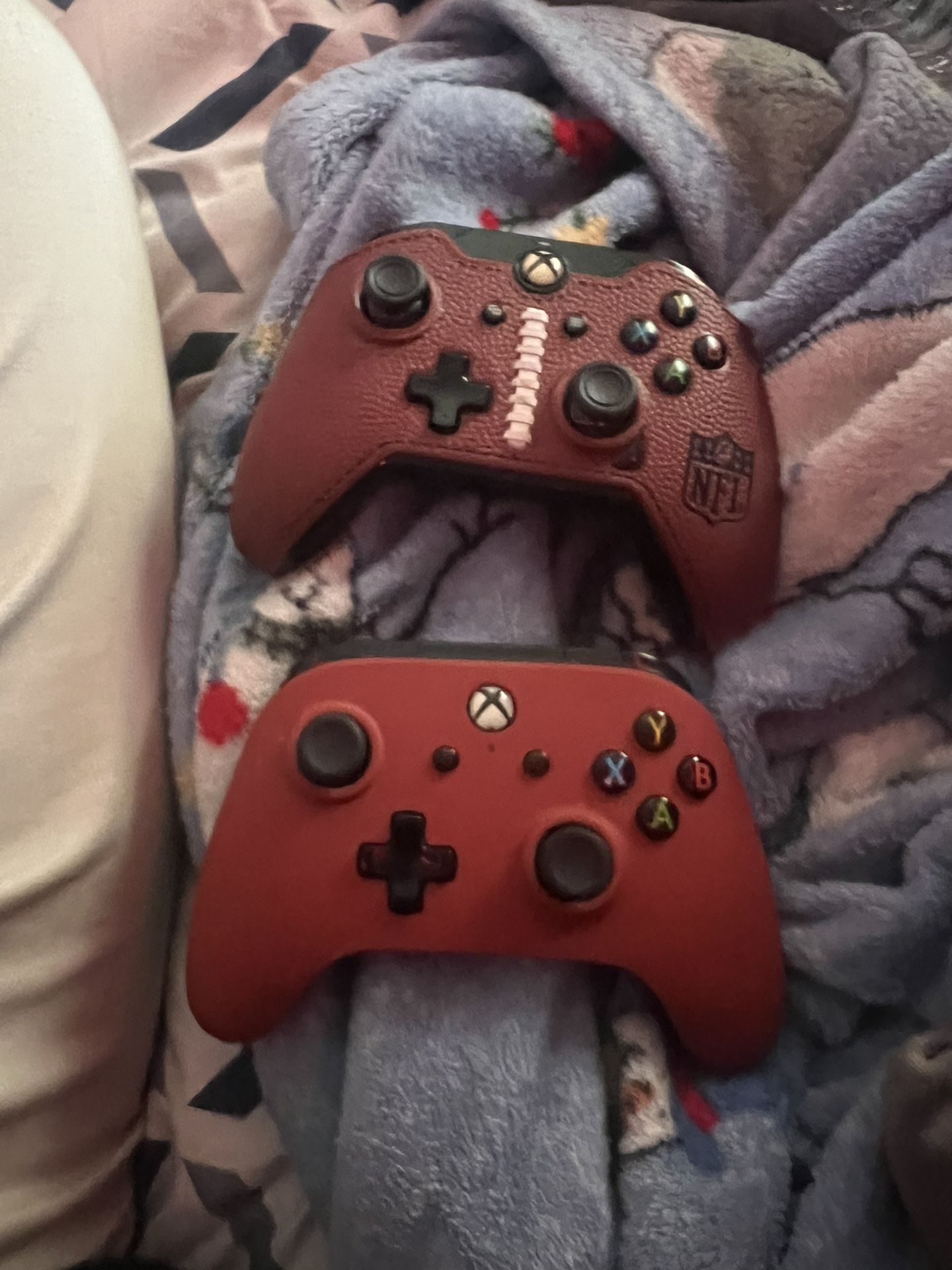 Two Xbox Controllers