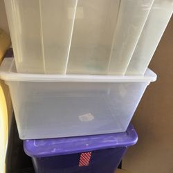 3 Storage Boxes 
