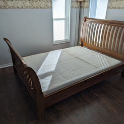 Queen size adjustable base with head and foot board