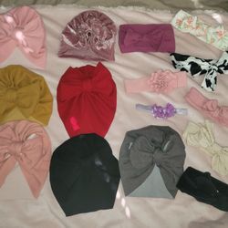 Baby/toddler Headbands And Turban Flower Hats