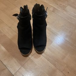 New Sexy Black Wedges 