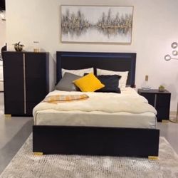 New 4pc Bedroom Set In Box 📦 Buy Now Pay Later $39 Down No Credit Needed