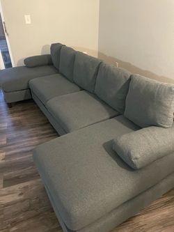 Gray Sectional Couch