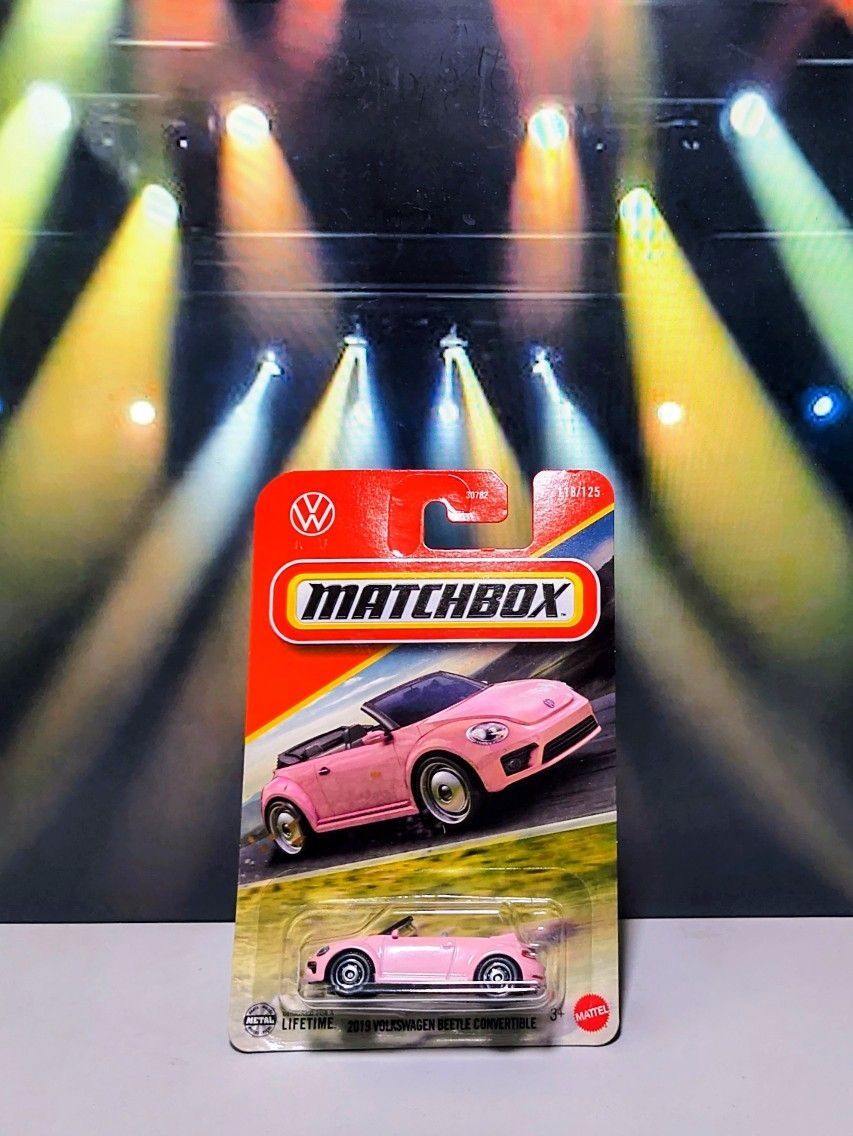 2025 MATCHBOX Pink 2019 Volkswagen Beetle Convertible #118/125
