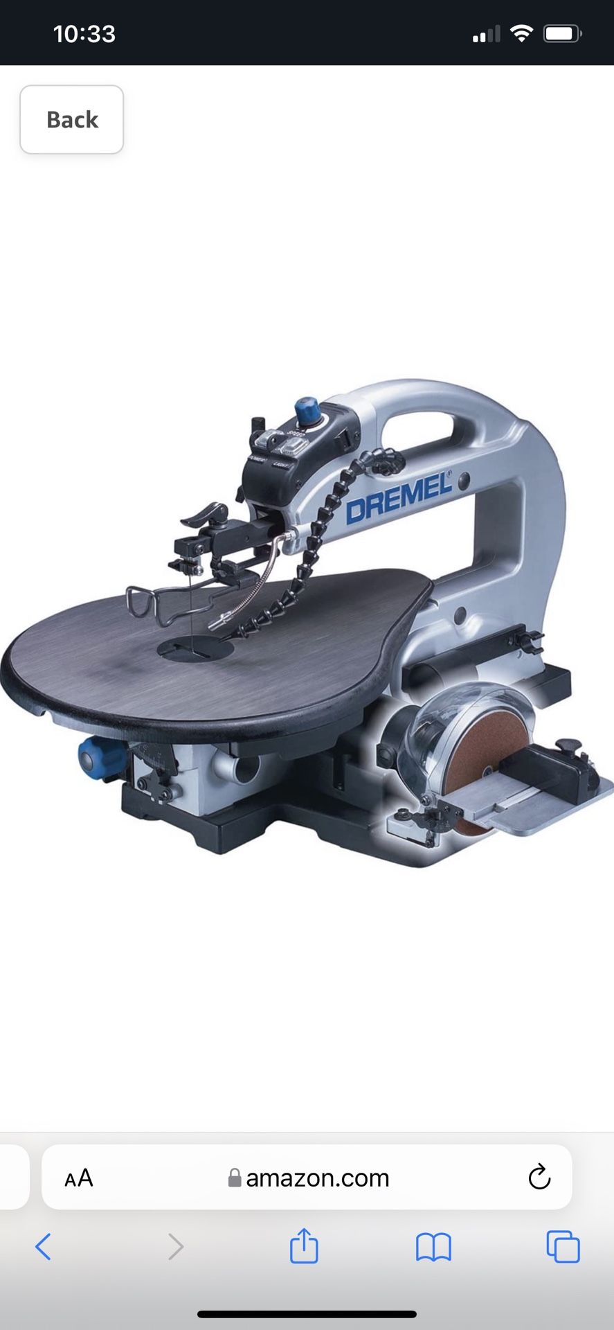Dremel scroll sale saw 1800