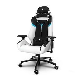 Vertagear Alienware VG-S5000_AL Gaming Swivel Chair Alienware S5000 - Chair - armrests - T-shaped - tilt - swivel - aluminum, PVC, steel,- Black/White