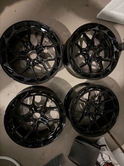 Rohana RFX19 19" Staggered Wheels — Brand New, Gloss Black — 5x112 (BMW/Mercedes)