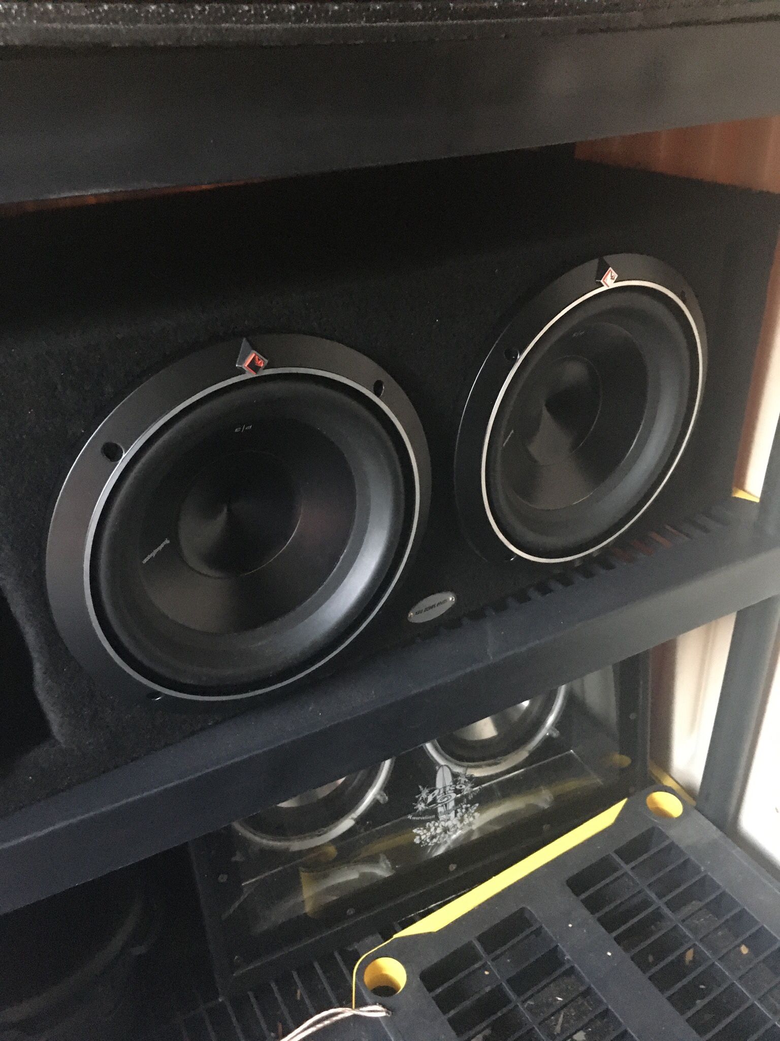 P3 10’ Rockford Fosgate Subs w/ Brand New Ported Box