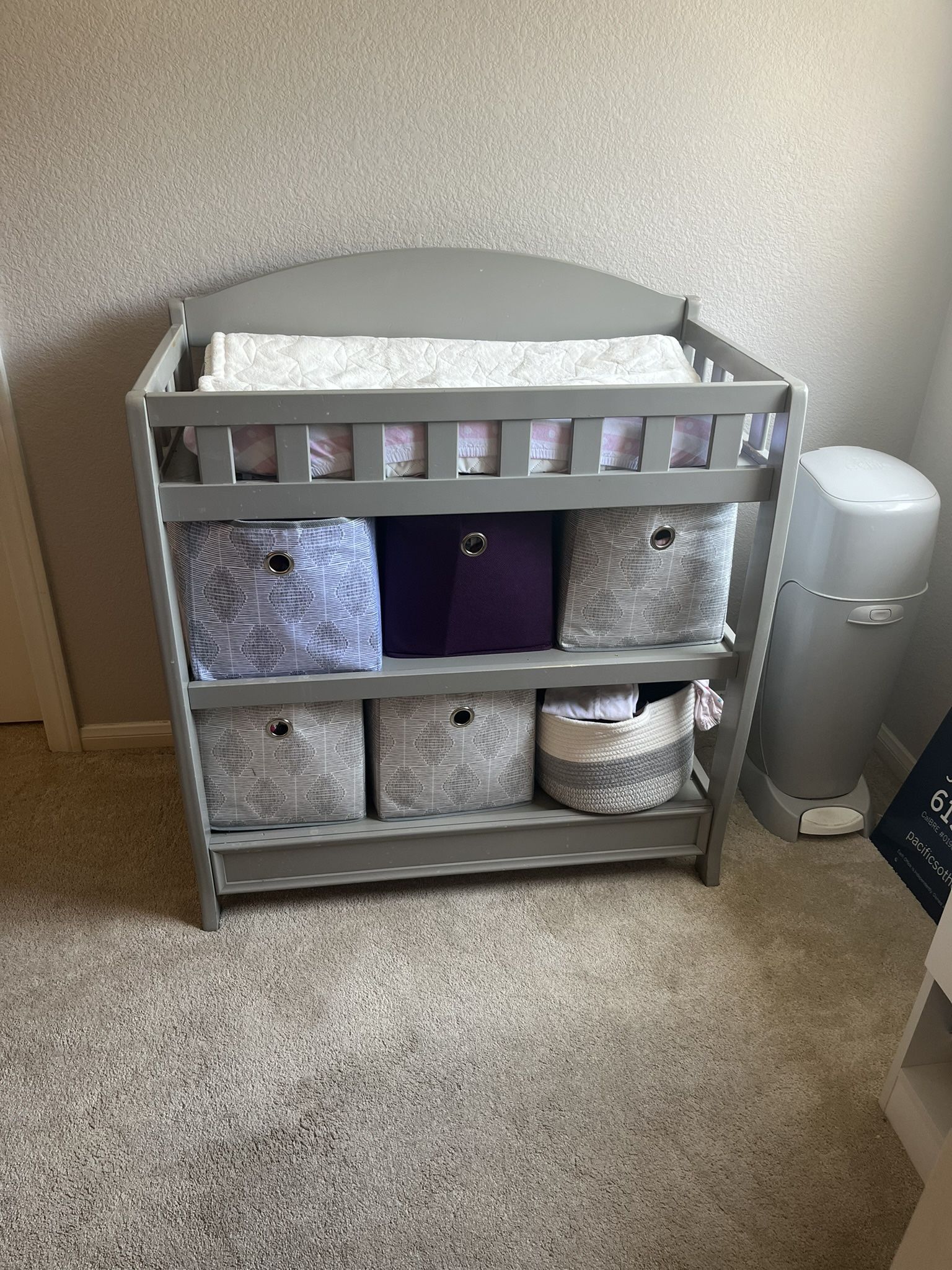Baby Changing Table And Pad/Mattress