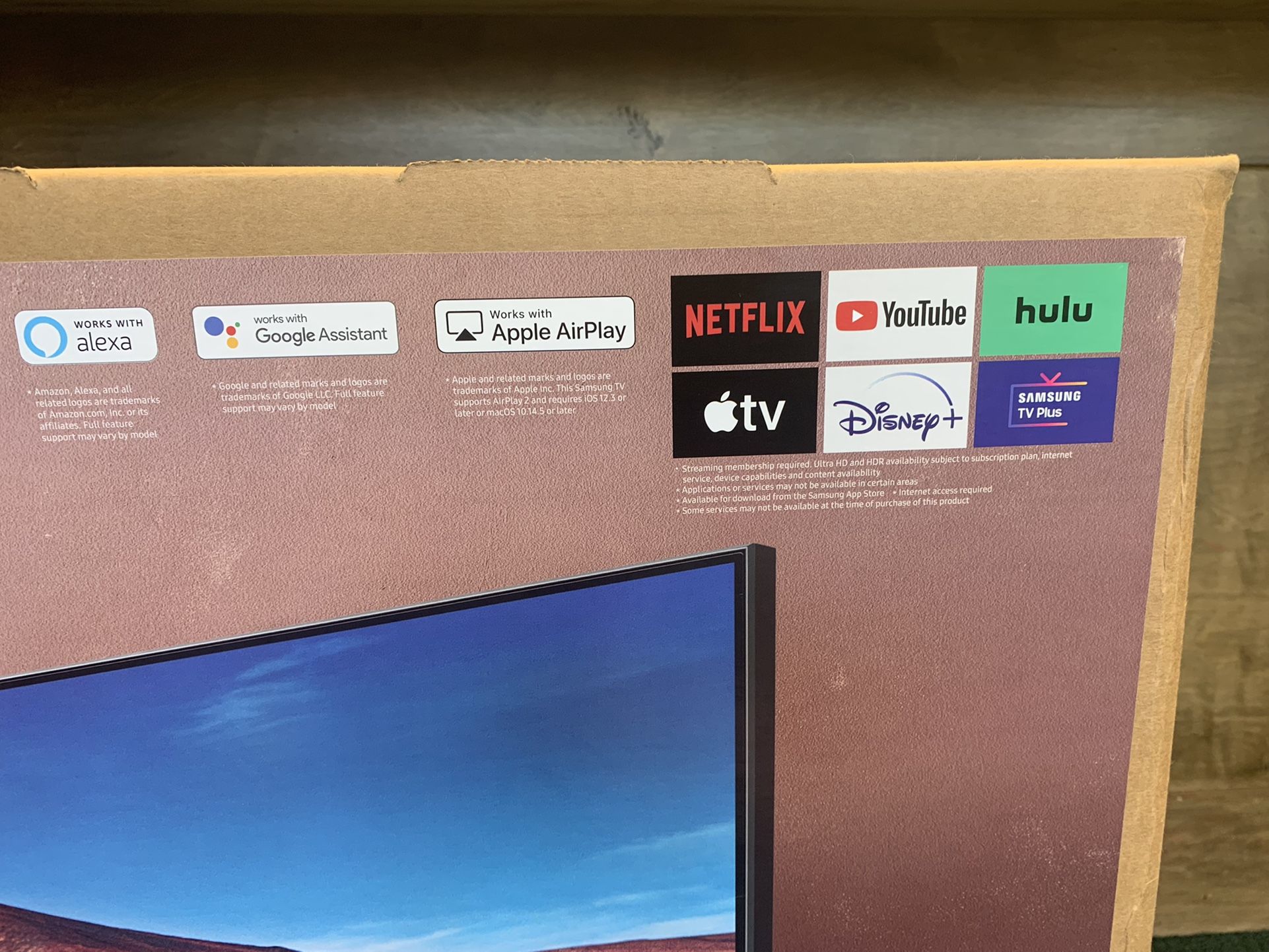55” Samsung Smart 4K UHD Television