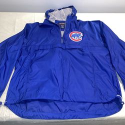 Chicago Cubs windbreaker Champs Men’s Large Blue Clean Vintage Mlb Lightweight