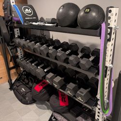 10 to 60 Pound Dumbbells  