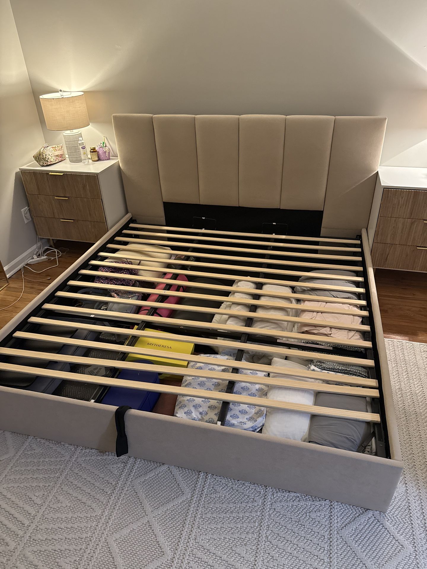 King size bed frame