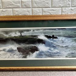 Beautiful Double Matted Lighthouse Picture 