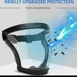 Anti-fog Anti Splash Full Face Protection Anti Droplet Mask Head Wear Glasses Space Spherical Goggles Full Face Protective Glass