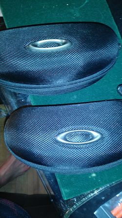 Set of 2 Oakley sunglasses cases