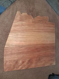 Wood Cutting Board.  State of Arizona