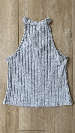 Elegant Heather Gray Tank Top