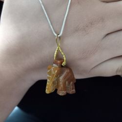 Genuine Malasian Jade Elephant Pendant