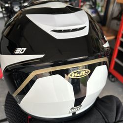 2 HJC Helmets New With Drop Down Visors