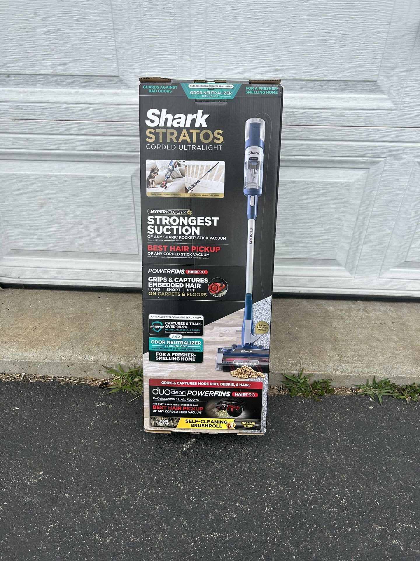 Brand New Shark Stratos Ultralight Corded Stick Vacuum