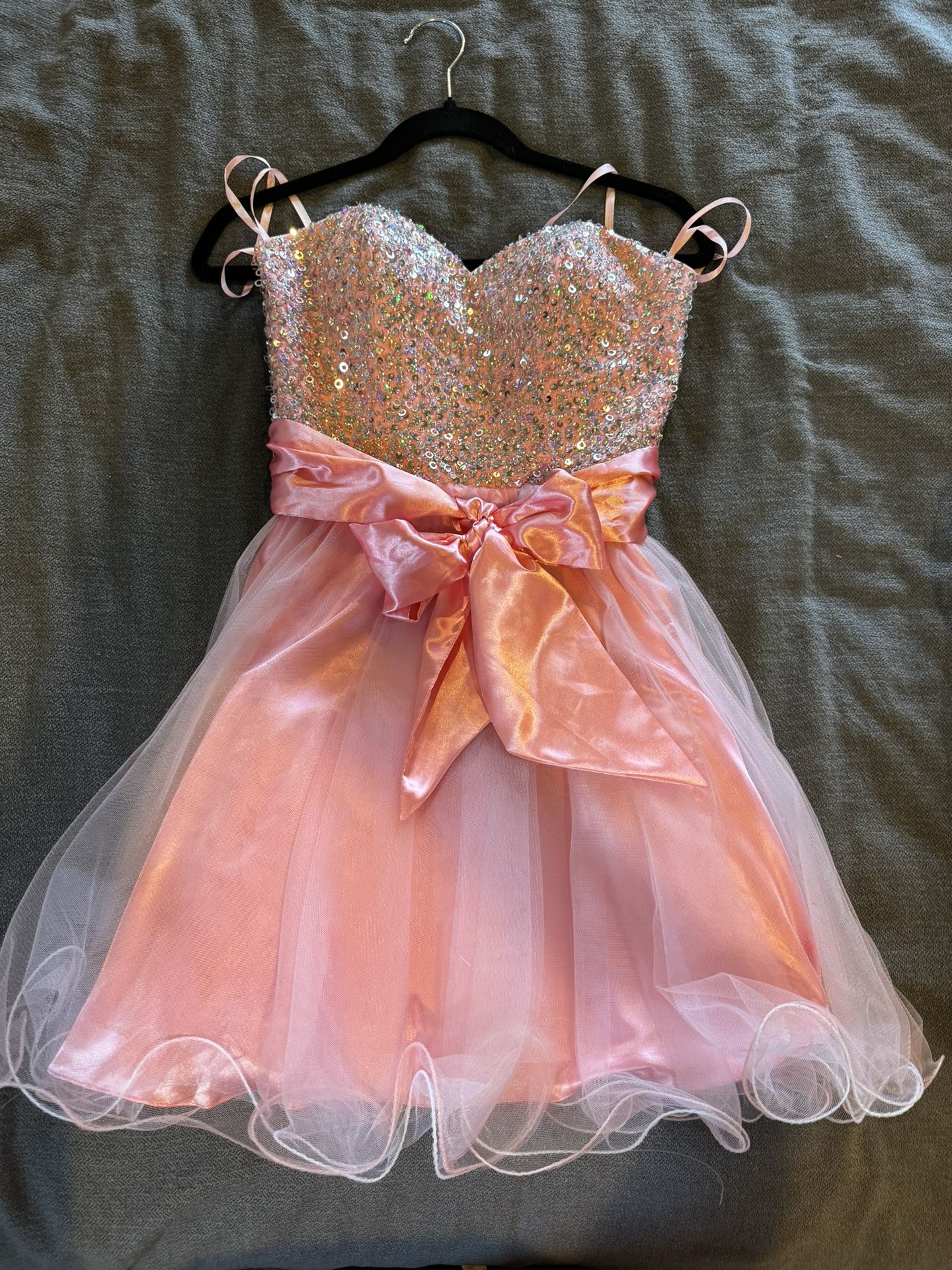 Gorgeous Size 4 Pink Special Occasion Dress