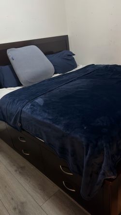 King Bed Frame and Mattress Fairly New