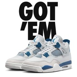 Jordan 4 Industrial Blue