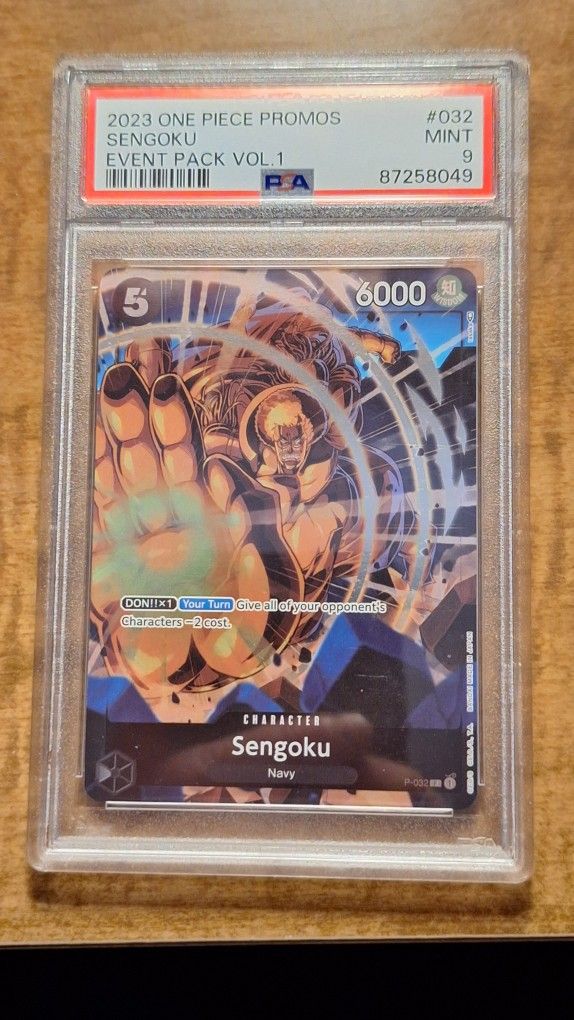 One Piece "Sengoku" P-032 GRADED PSA MINT 9 Single Card Collectible