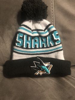San Jose SHARKS knit cap, youth