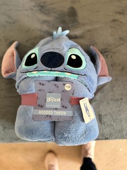 Disney Stitch Hooded Throw Blanket