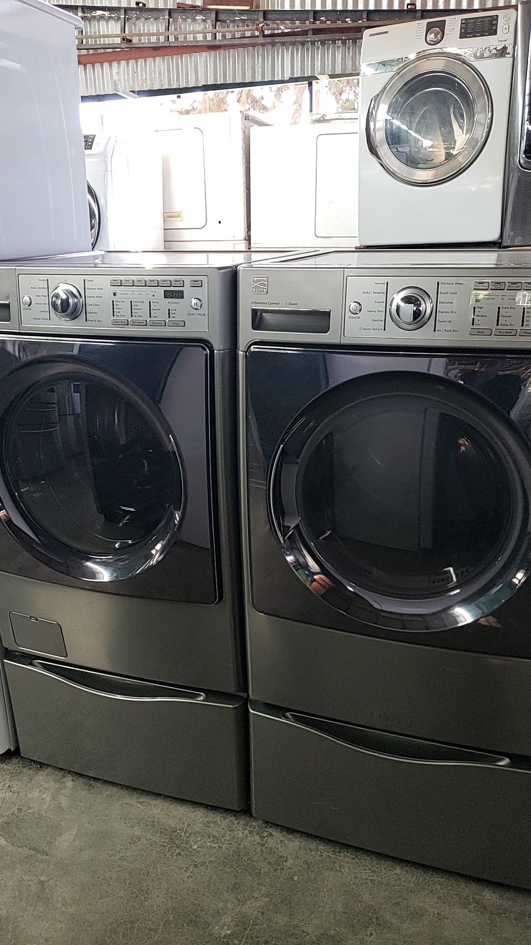 Kenmore Elite Washer and Gas Dryer Set