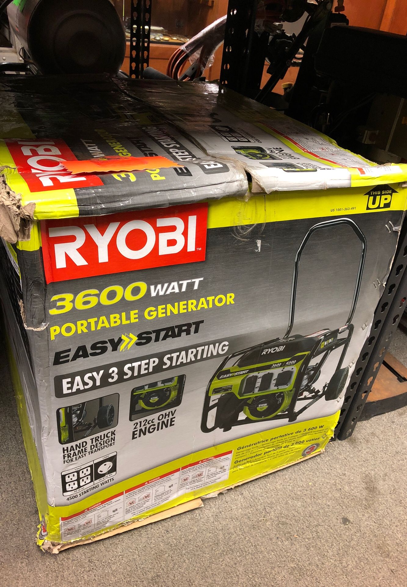 Ryobi 3600 Watt Generator in Box for Sale in Wethersfield, CT OfferUp