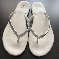 Women's Shade & Shore Cali Flip Flop Sandals, Size 9, Target, Beige