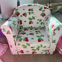 Strawberry Print Kids Chair