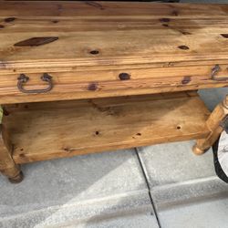 Rustic End Table 