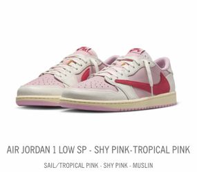 Jordan x Travis Scott tropical pink